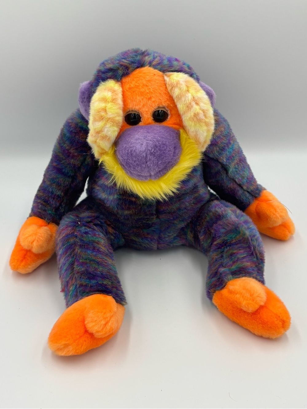 Ty Multicolor Plush Monkey Bananas the Orangutan